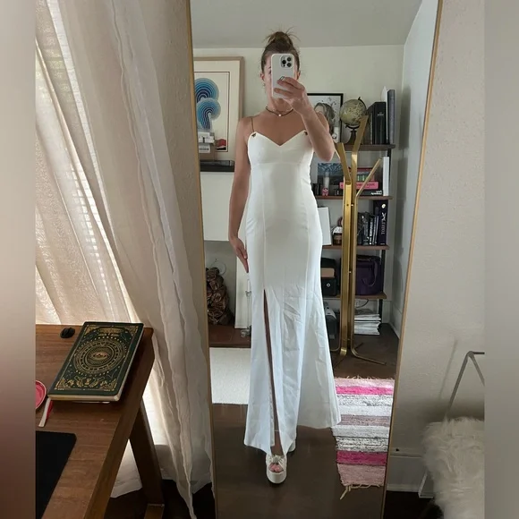 knee length dresses for ladies Gloria Chain Strap Maxi Dress main image 0